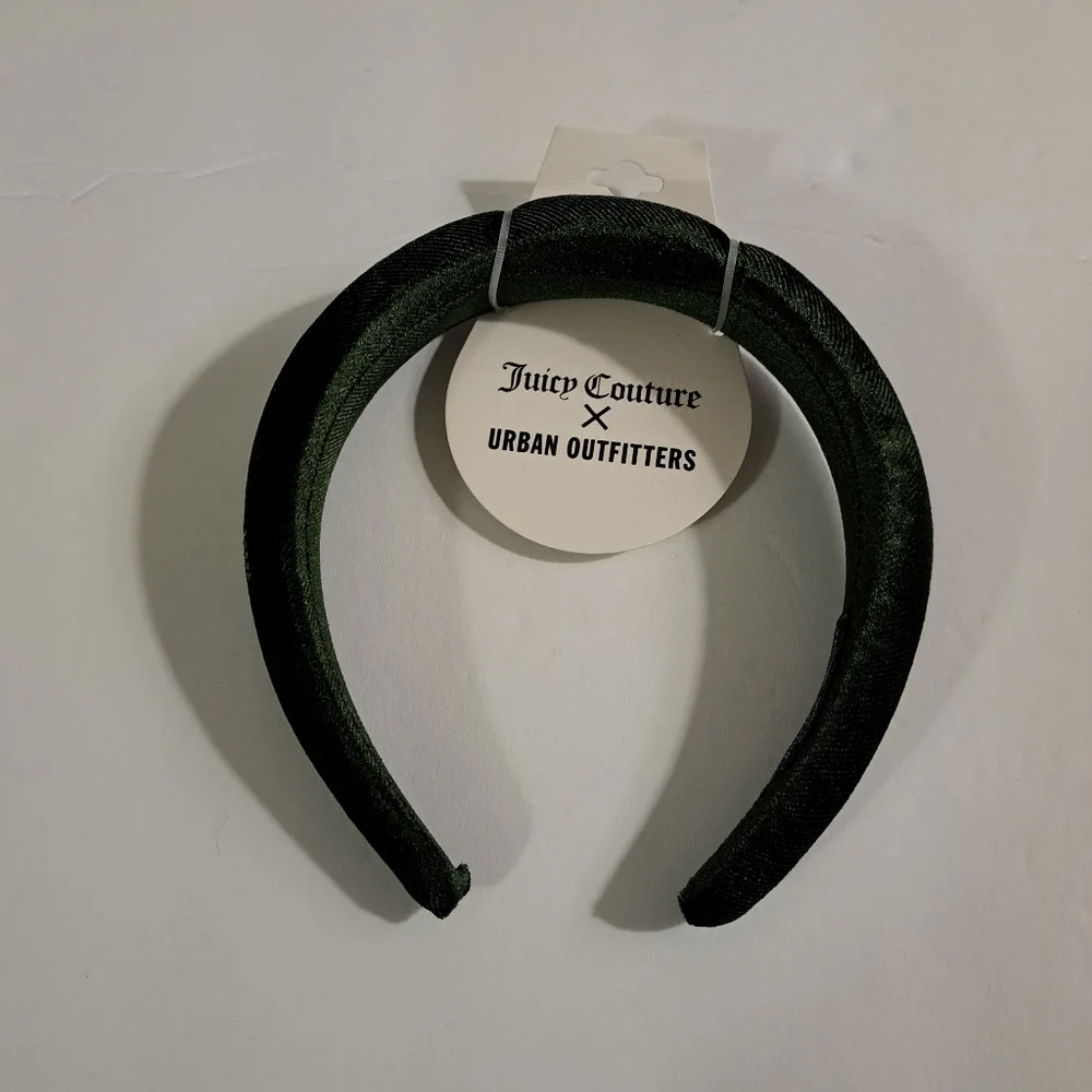 Juicy Couture Green Thick Headband New